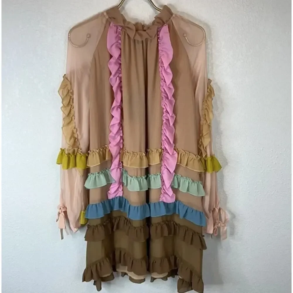 Cynthia Rowley Avery Mini Ruffle Dress